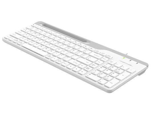 Клавиатура проводная A4Tech Fstyler FK25 белый/серый (FK25 WHITE)